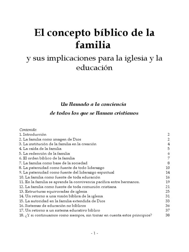 cual es el origen de la familia según la biblia - Como Dios creó a la familia