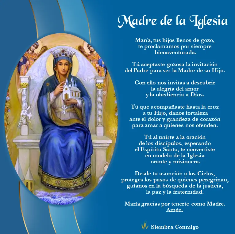 maria madre de la iglesia oracion - Cómo era la oración de María