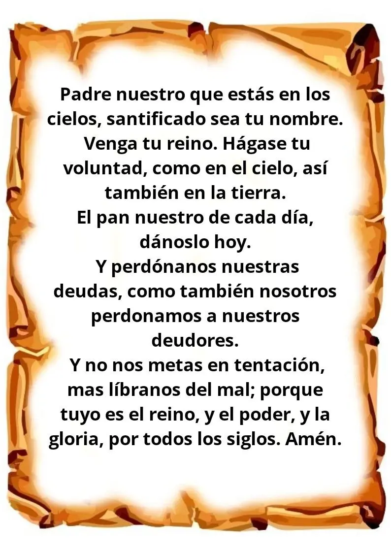 el padre nuestro en la biblia - Cómo es el Padre nuestro completo original