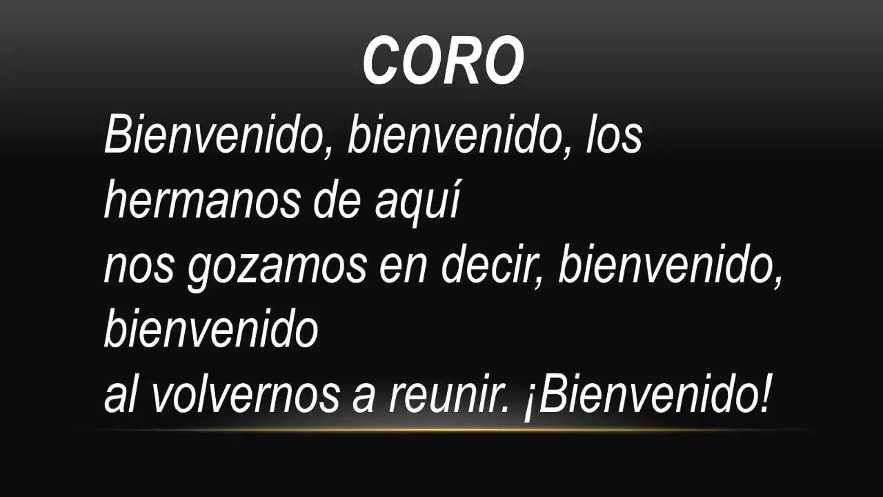 himno de bienvenida iglesia de cristo letra - Cómo se debe cantar los himnos