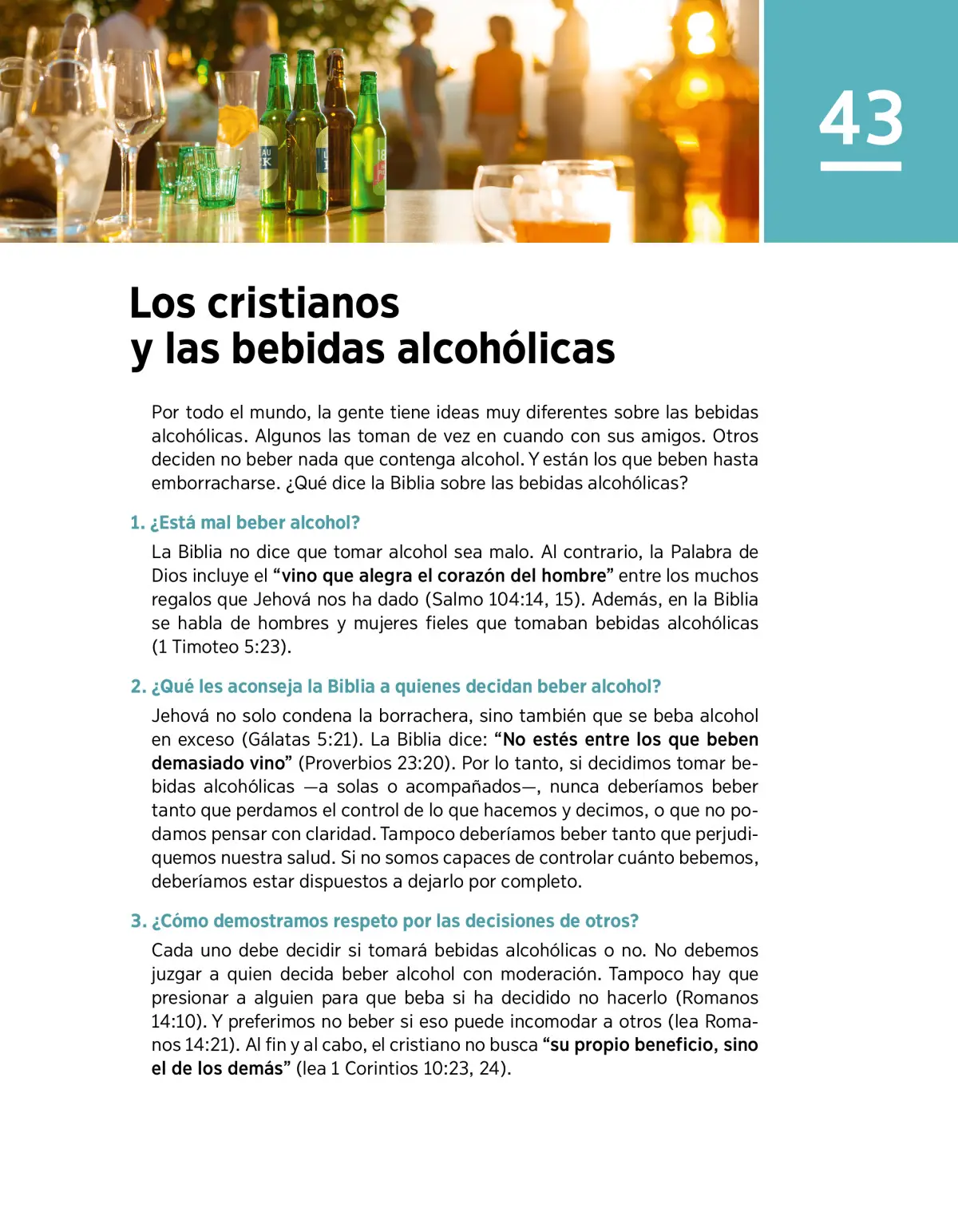 como dejar el alcohol segun la biblia - Cómo se llama el espíritu de alcoholismo en la Biblia