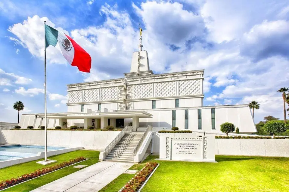 iglesia de mormones en mexico - Cómo se llama el templo de México