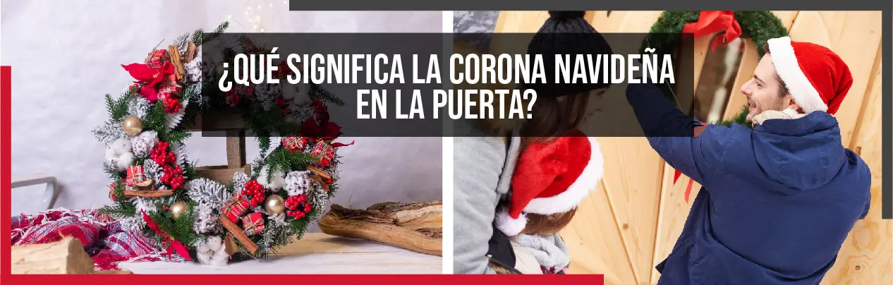 como decorar la iglesia para navidad - Cómo se llama la decoración que se pone en la puerta en Navidad