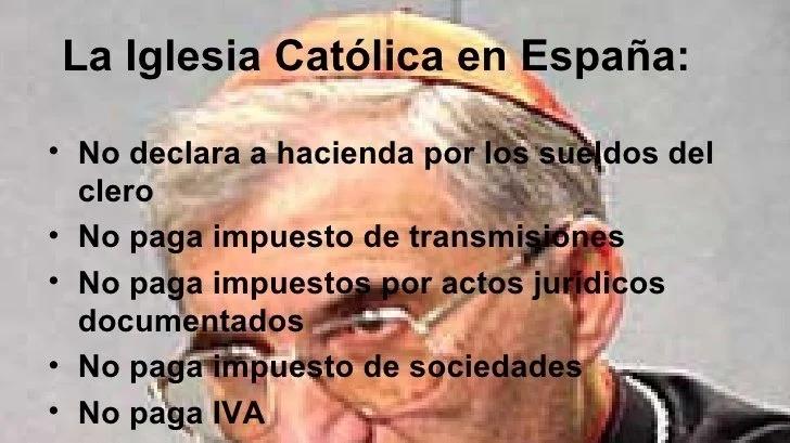 la iglesia no paga impuestos - Cómo tributa la Iglesia