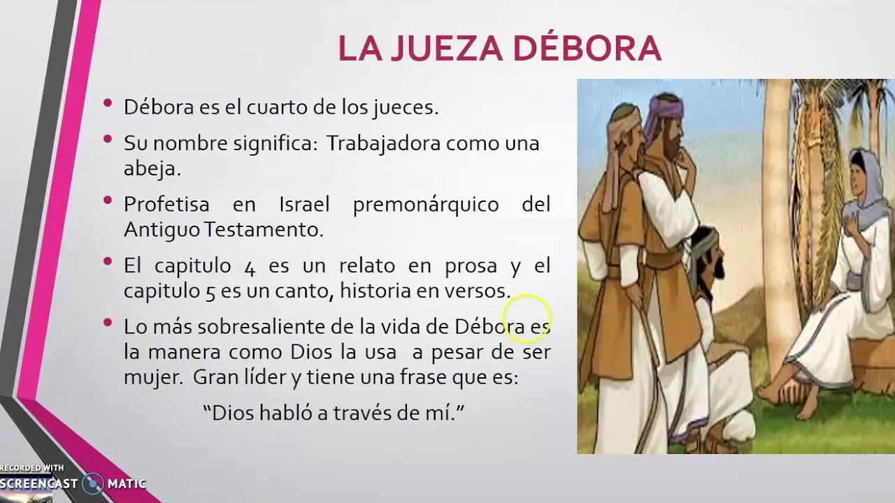 historia de debora en la biblia - Cuál era la misión de Débora