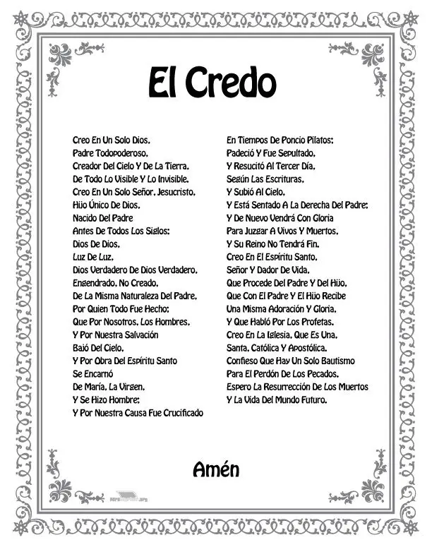 credo actual de la iglesia catolica - Cuál es el credo actual de los apóstoles de la Iglesia Católica