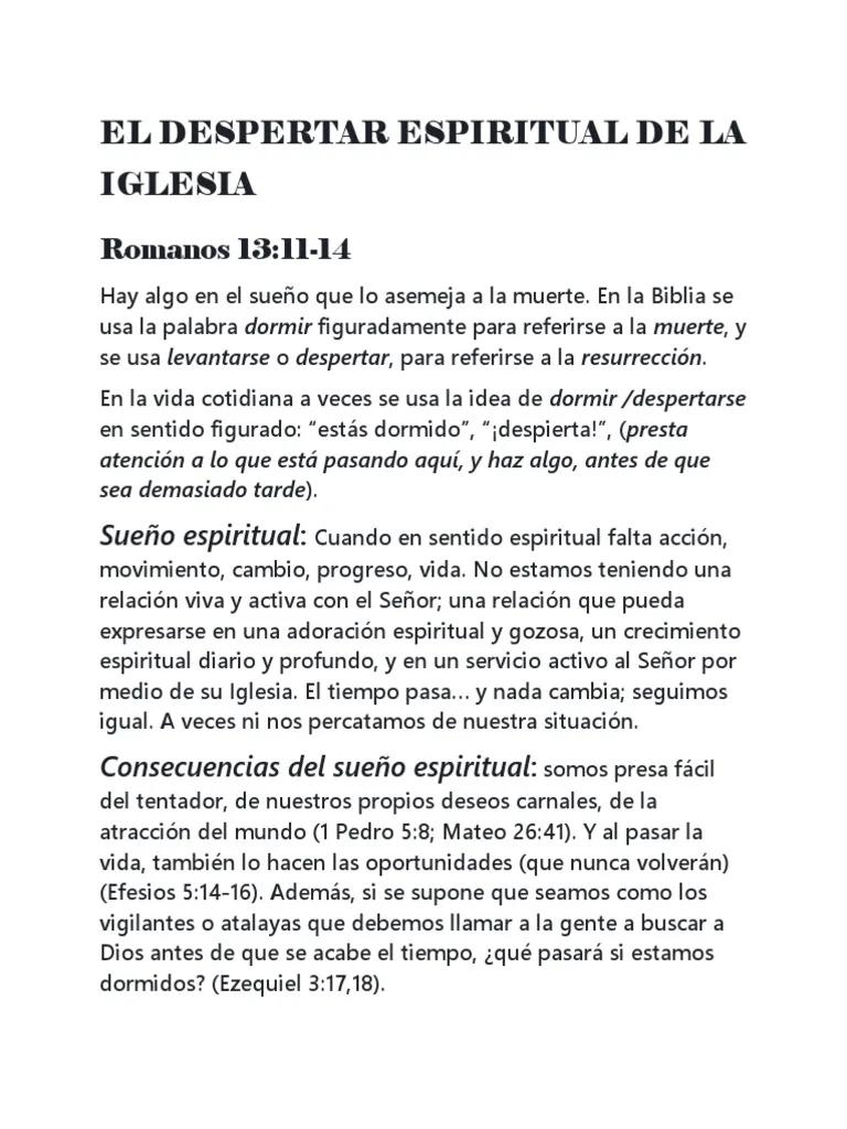 despertar el espiritu en la biblia - Cuál es el despertar espiritual