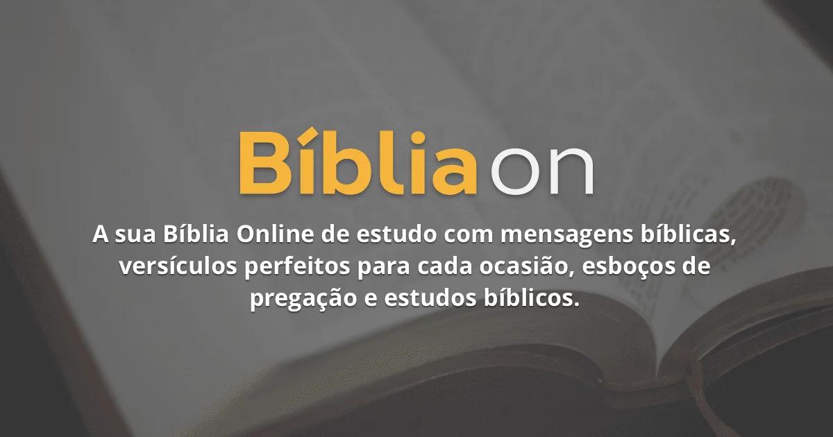 biblia on - Cuál es el versículo del día de hoy