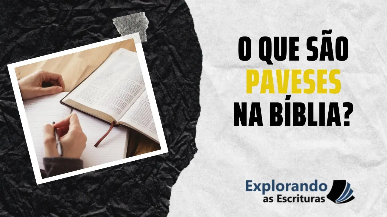 definicion de paves en la biblia - Cuál es la diferencia entre escudo y pavés