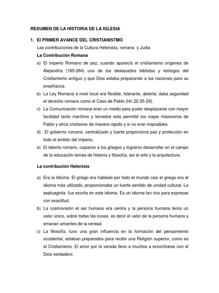 historia de la iglesia cristiana resumen - Cuál es la historia de la religión cristiana