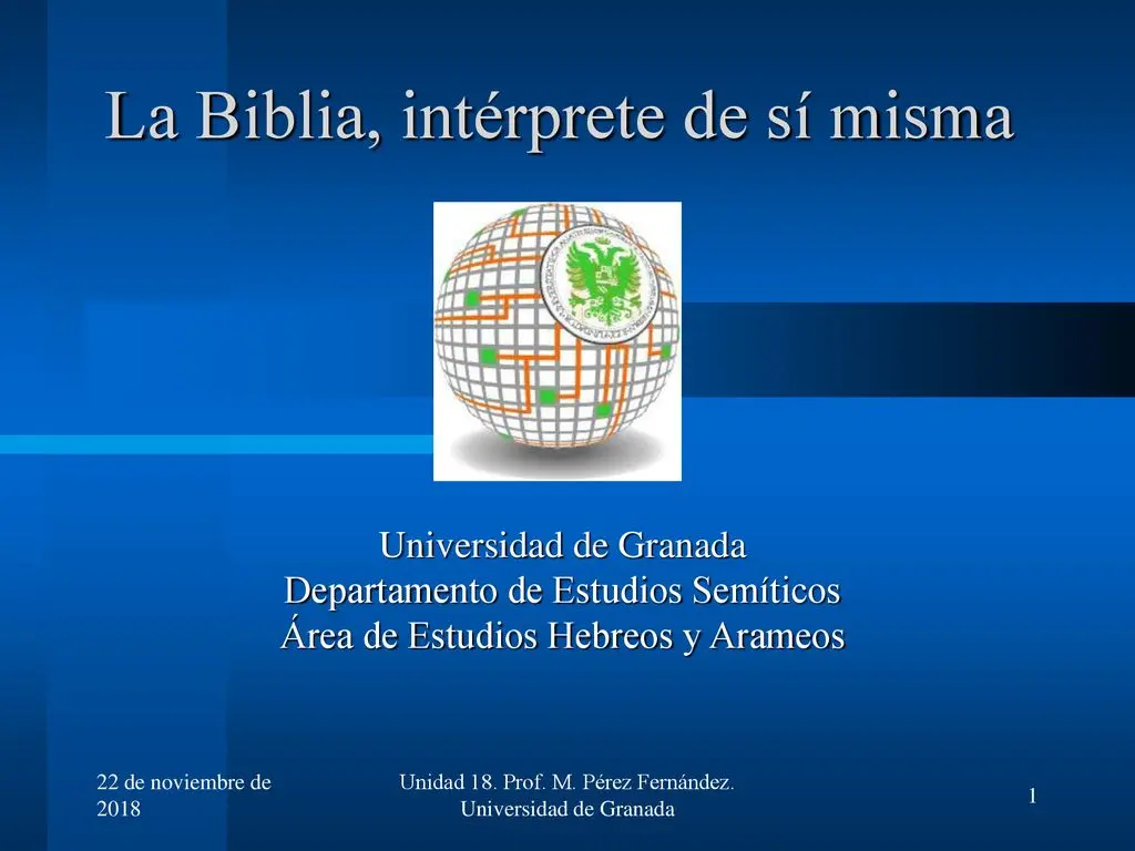 intérprete de un texto especialmente de la biblia - Cuáles son las 3 formas de interpretar la Biblia