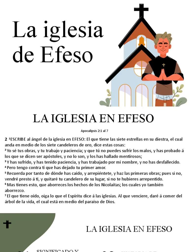 estudio bíblico sobre la iglesia de efeso - Cuáles son las características de la Iglesia de Éfeso