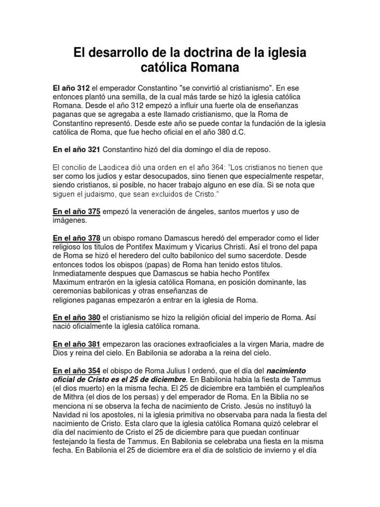 cuales son las doctrinas de la iglesia catolica - Cuáles son las doctrinas religiosas