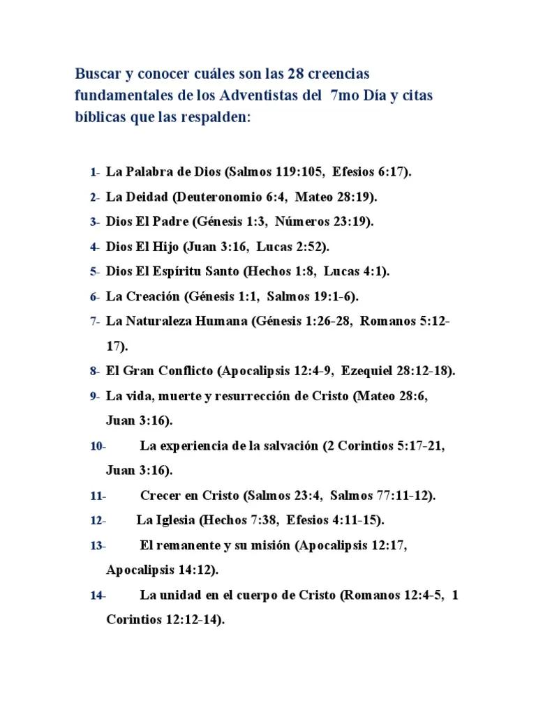 cuáles son las creencias de la iglesia adventista - Cuáles son los 10 mandamientos de la Iglesia Adventista