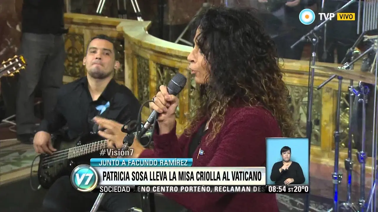 patricia sosa cantando la misa criolla - Cuándo canto Patricia Sosa en el Vaticano