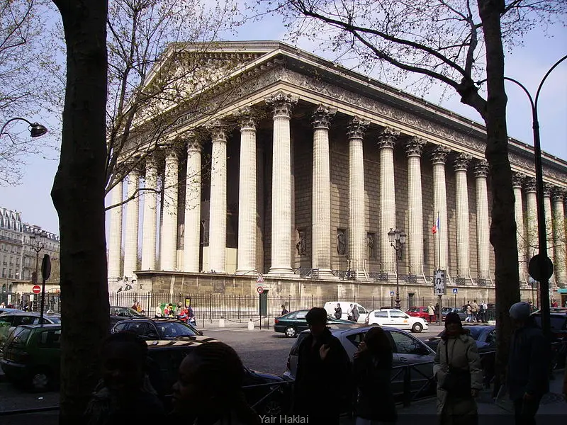 la madeleine iglesia paris - Cuántas columnas tiene la Madeleine