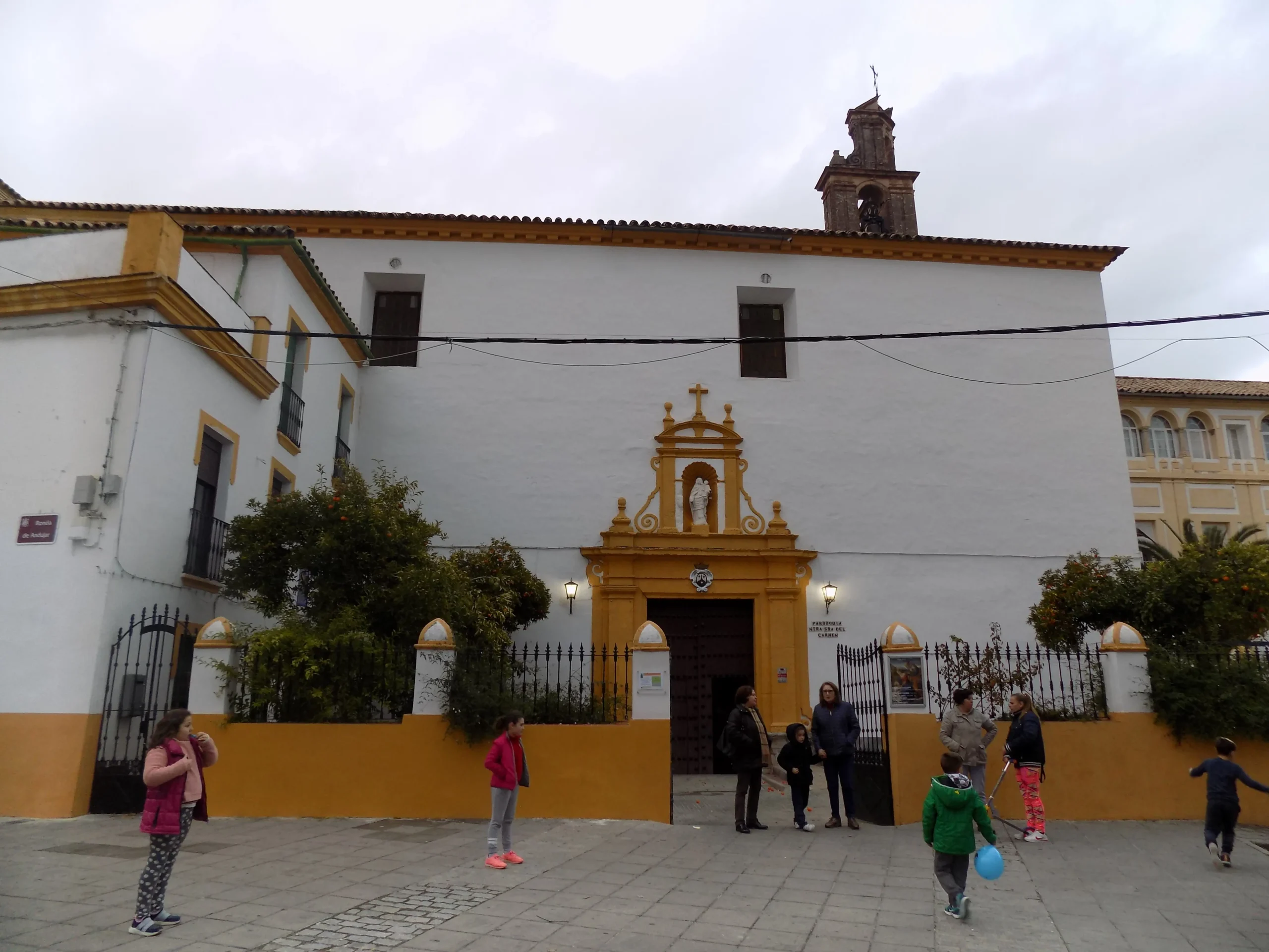 iglesia del carmen cordoba - Cuántos habitantes tiene capilla del Carmen