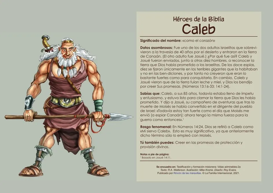 la historia de caleb en la biblia - Donde aparece la historia de Caleb en la Biblia