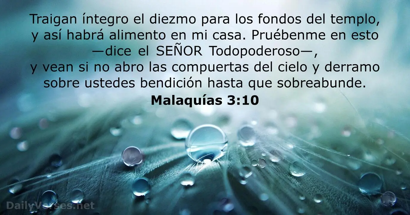 probadme ahora en esto biblia - Donde dice en la Biblia pruebame