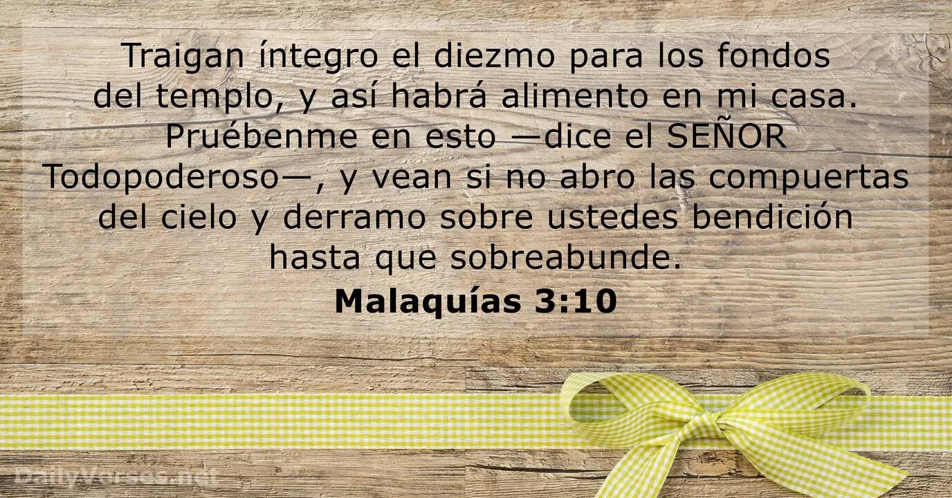 en que parte de la biblia habla del diezmo - Donde dice en la Biblia que el diezmo es obligatorio