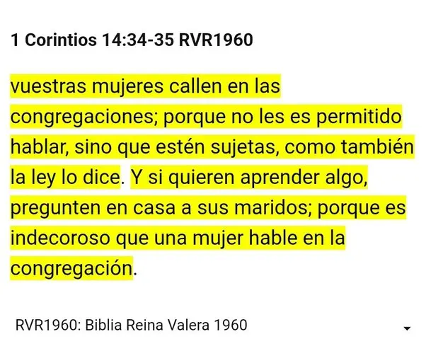 la mujer debe callar biblia - Donde dice la ley que las mujeres callén