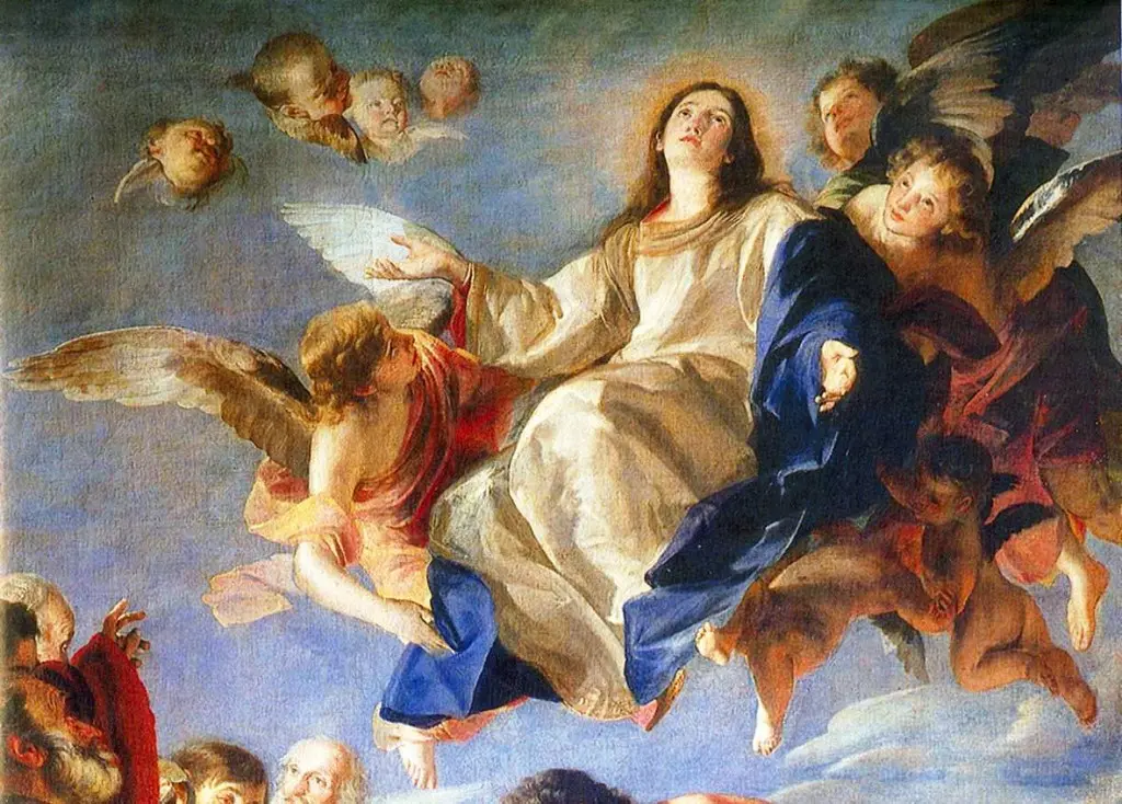 ascensión de la virgen biblia - Donde dice que María ascendió al cielo