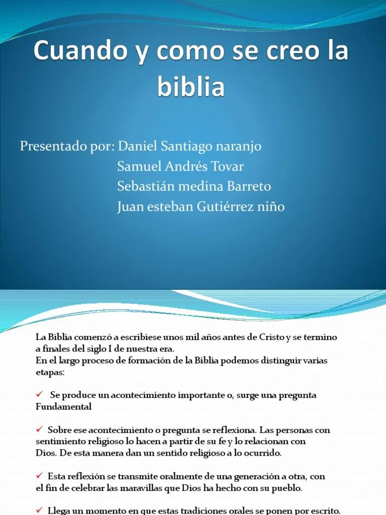 que año se creo la biblia - Dónde fue la primera Biblia