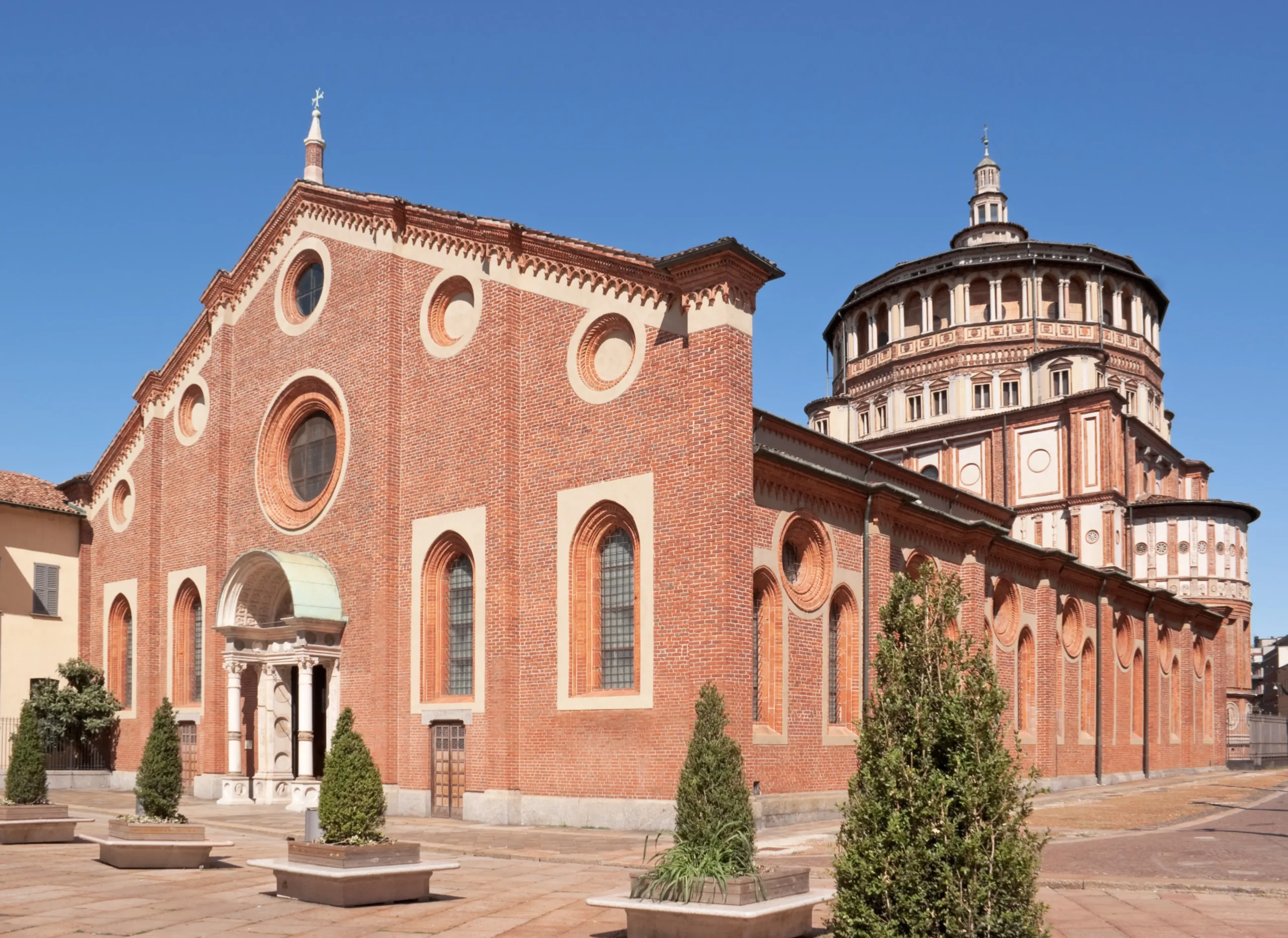 iglesia santa maria de gracia milan - Dónde se encuentra el cuadro de La última cena