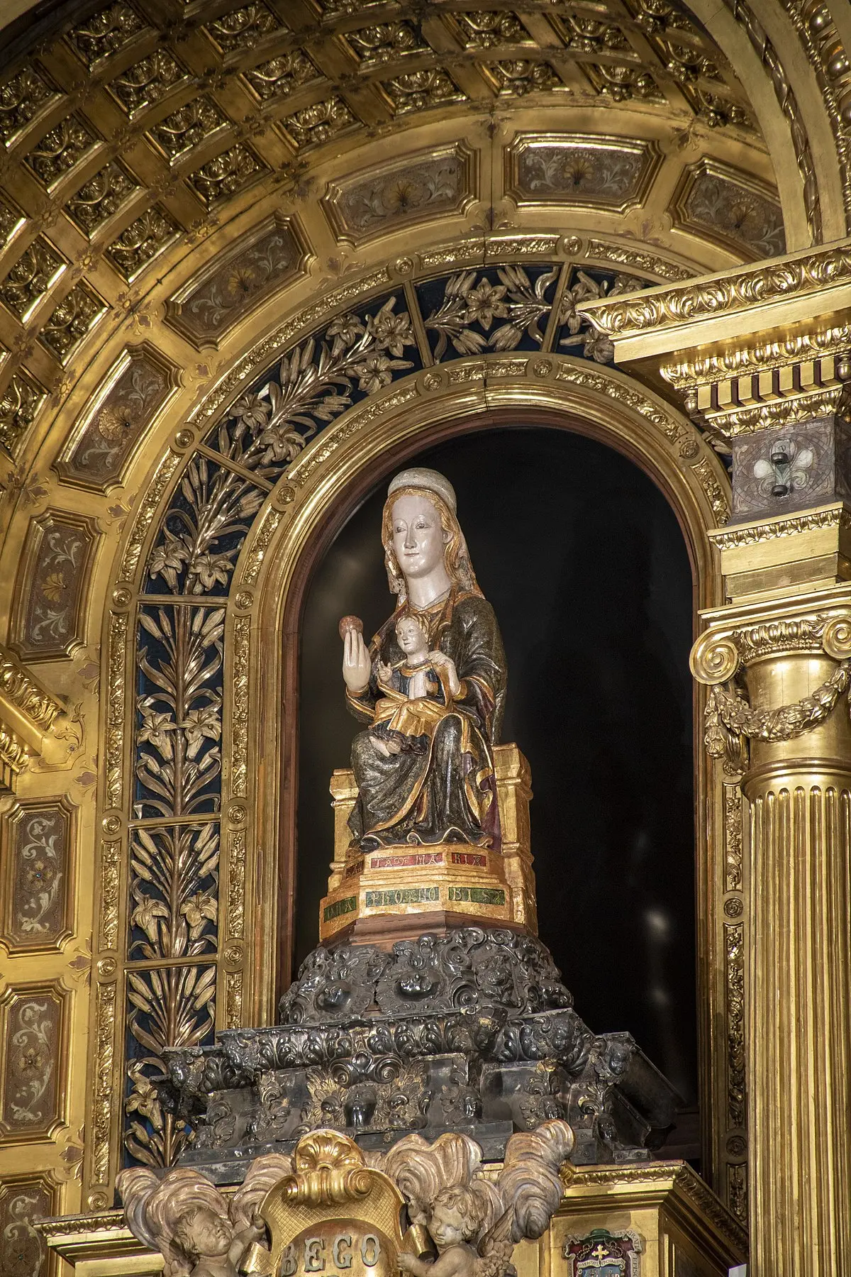 iglesia de begoña - Dónde se encuentra la Virgen de Begoña