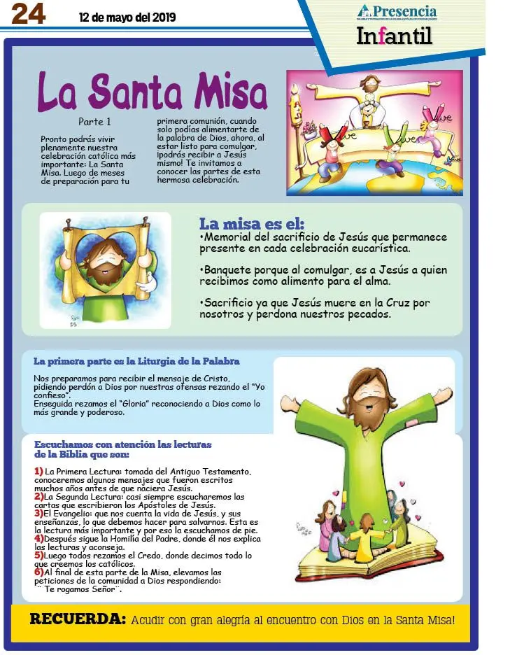 importancia de la misa para niños - Por qué es importante ir a misa para niños