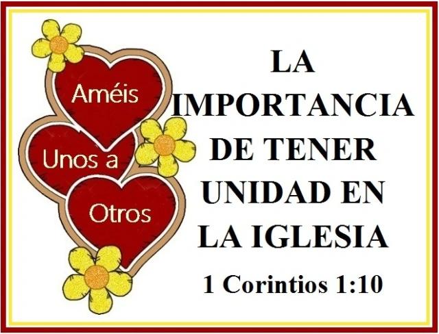 reflexion sobre la unidad de la iglesia - Por qué es importante la unidad en la Iglesia