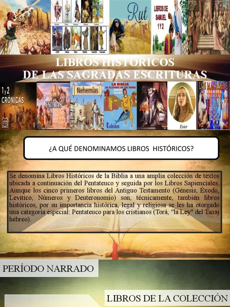 libros historicos de la biblia - Por qué se llaman libros históricos