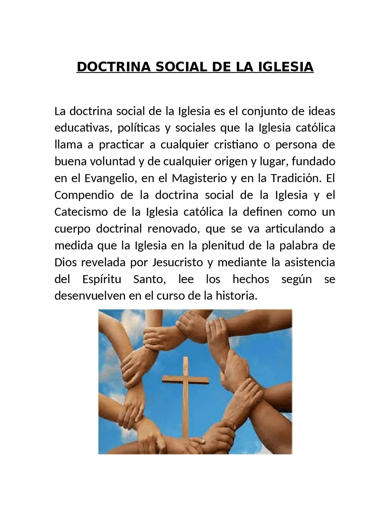 doctrina social de la iglesia conclusion - Qué aporta la Doctrina Social de la Iglesia en tu vida profesional