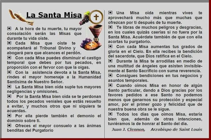 beneficios de la santa misa - Qué beneficios nos da la Misa