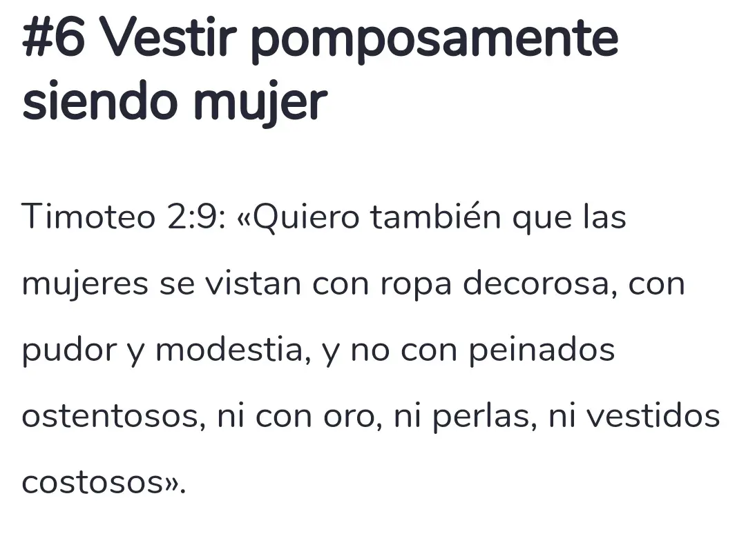 cosas que no prohibe la biblia - Qué cosas están prohibidas en la Biblia