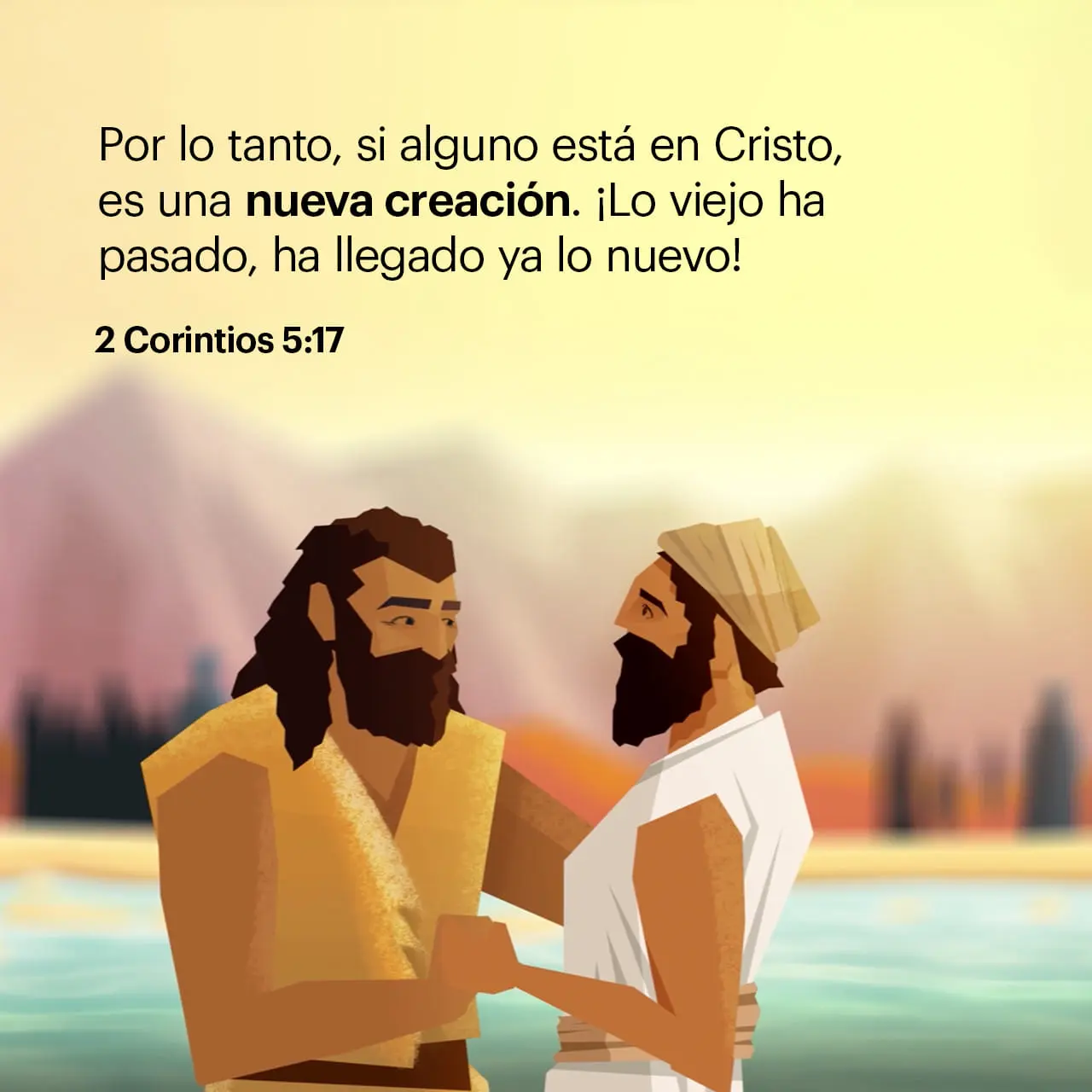 todas las cosas son hechas nuevas biblia - Qué dice Corintios 5 15