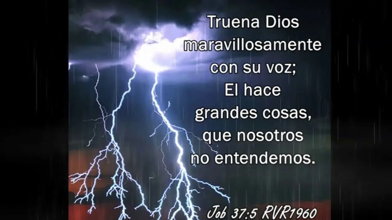 voz de trueno biblia - Qué dice el Salmo 29 11