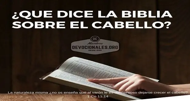 que dice la biblia sobre el pelo - Qué dice la Biblia sobre el pelo largo