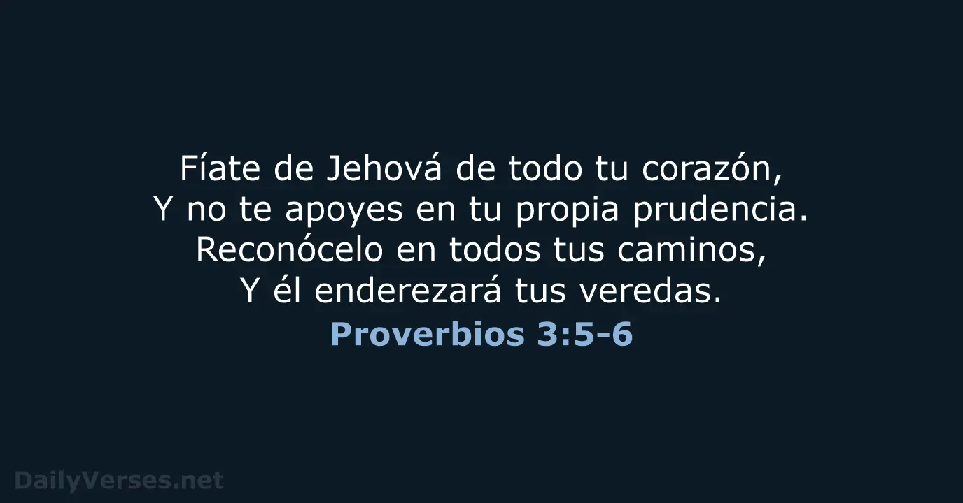 que dice la biblia sobre fiar - Qué dice Proverbios 5 25