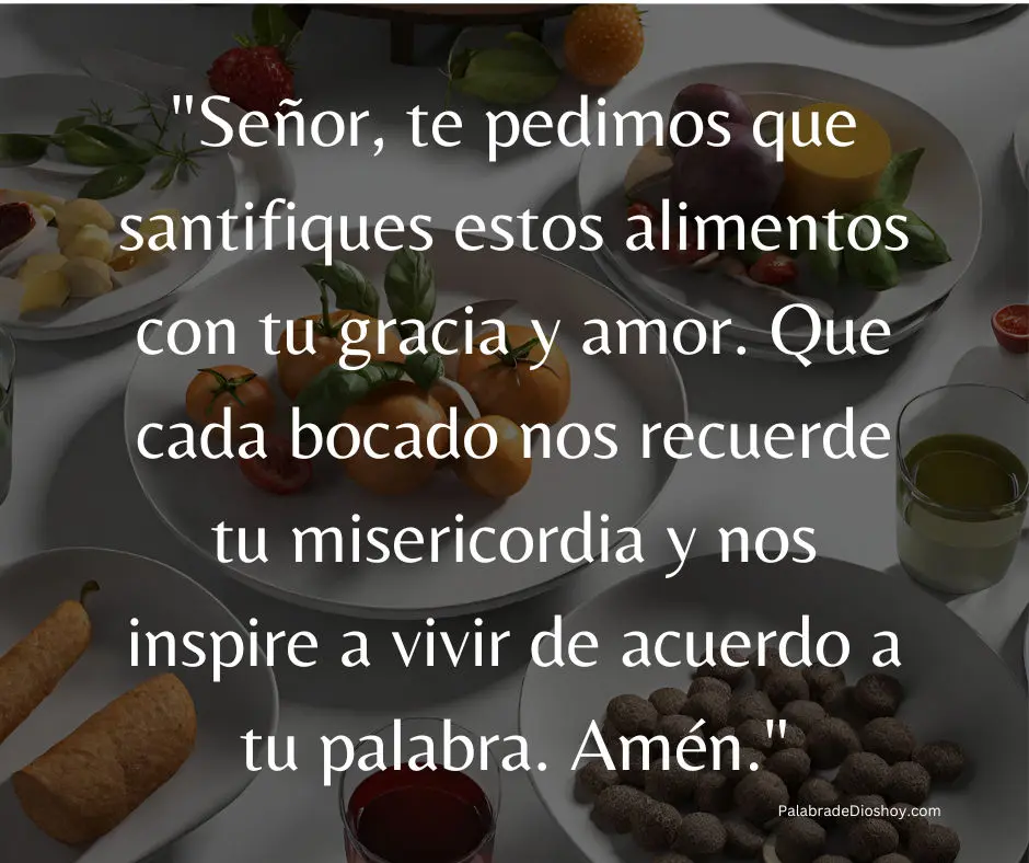 dar gracias a dios por los alimentos biblia - Qué dijo Jesús de los alimentos