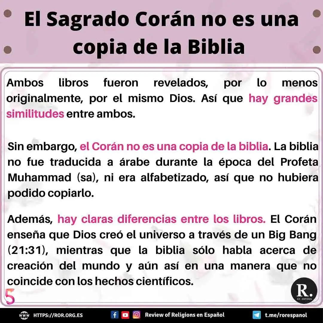 diferencia entre la biblia y el coran - Qué es el Corán según la Biblia