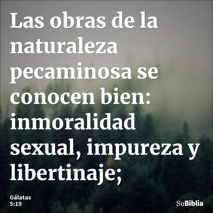 la inmoralidad segun la biblia - Qué es la inmoralidad y un ejemplo