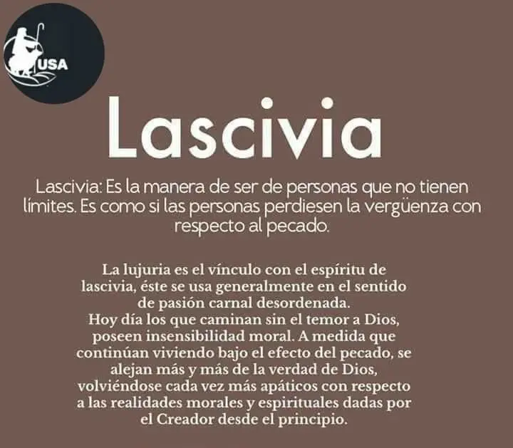 lascivia en la biblia - Qué es la lascivia bíblicamente