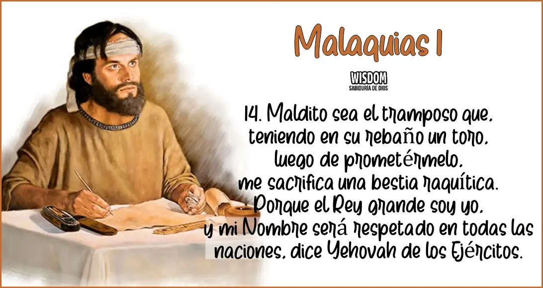 resumen de malaquias de la biblia - Que explica el libro de Malaquías