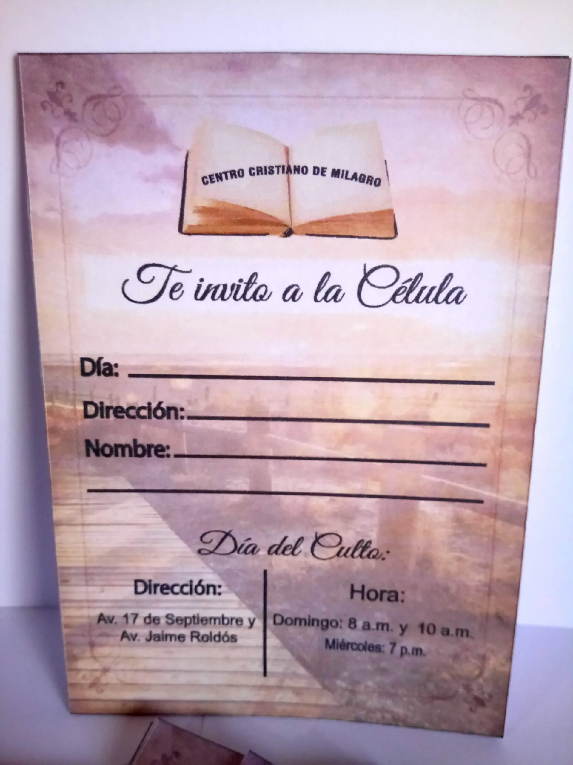 tarjetas de invitacion a la iglesia cristiana - Qué lleva escrito una tarjeta de invitación