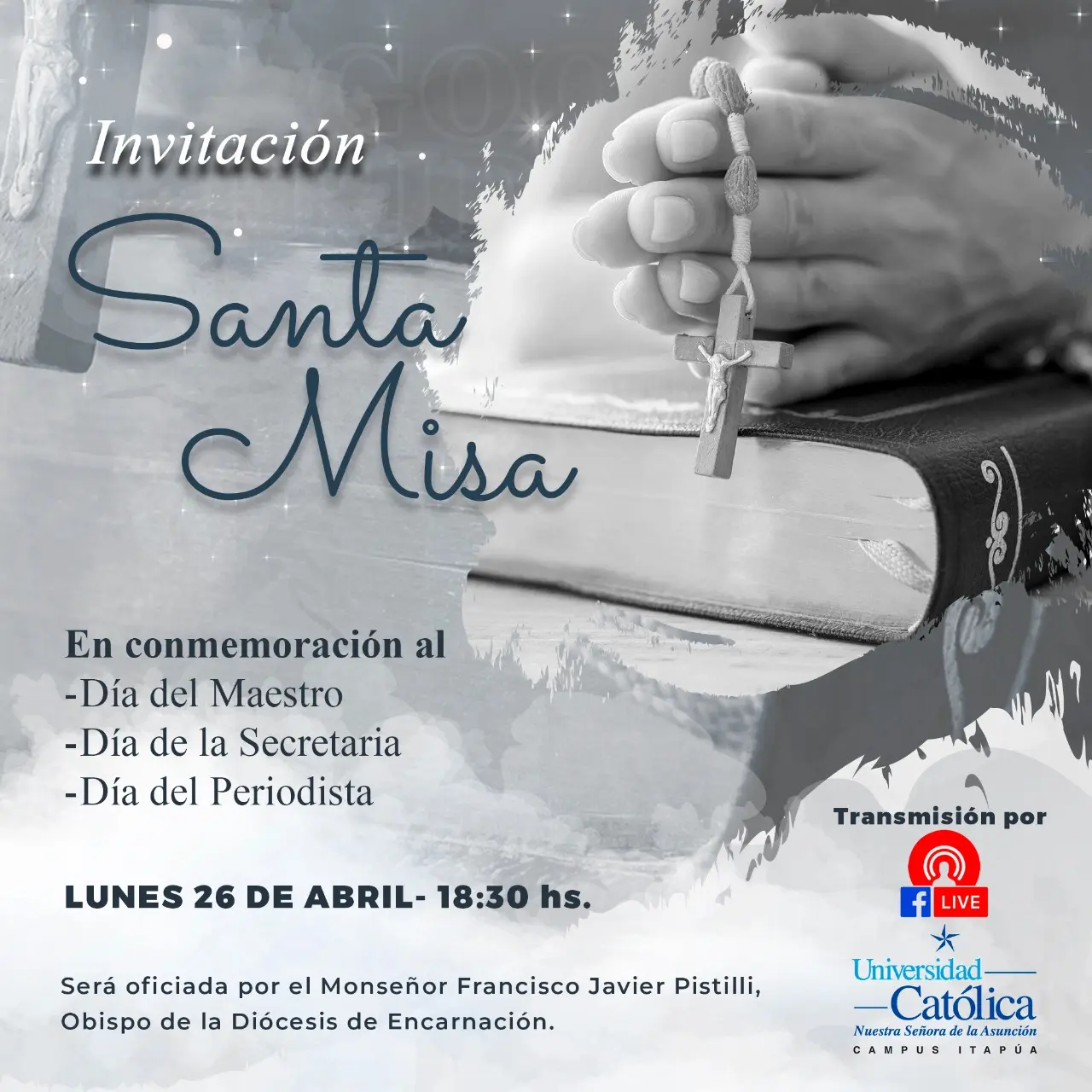 invitacion a la santa misa - Qué nomás va en una invitación