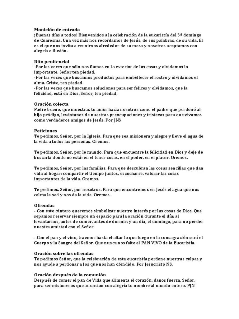 peticiones para misa en tiempo de cuaresma - Que nos pide la Iglesia en este tiempo de Cuaresma