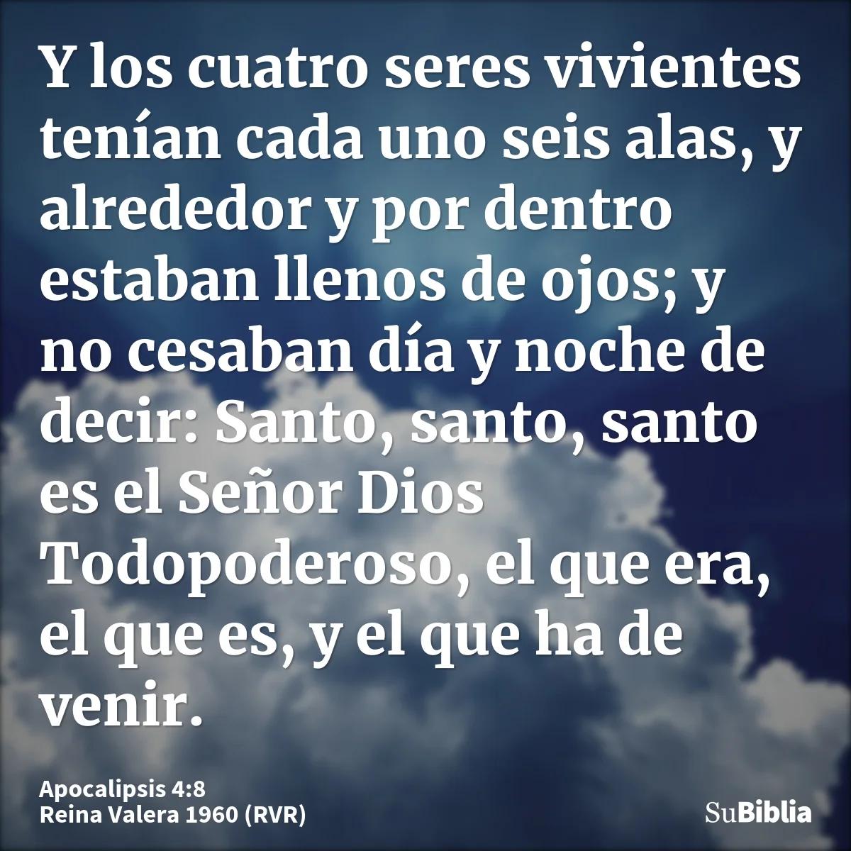 santo santo santo biblia - Qué parte de la Biblia dice que Dios es tres veces santo