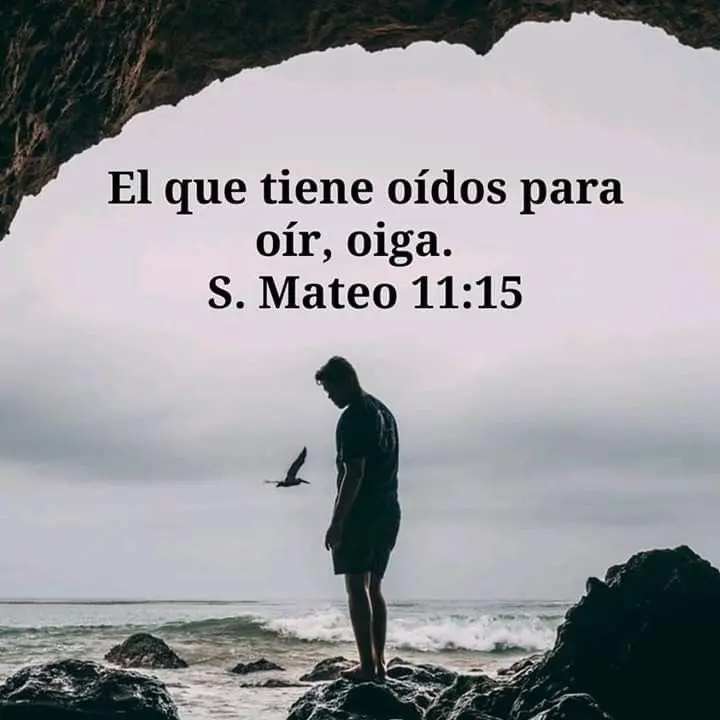 quien quiera oir que oiga biblia - Qué quiere decir cuando Jesús dijo él que tenga oídos que oiga