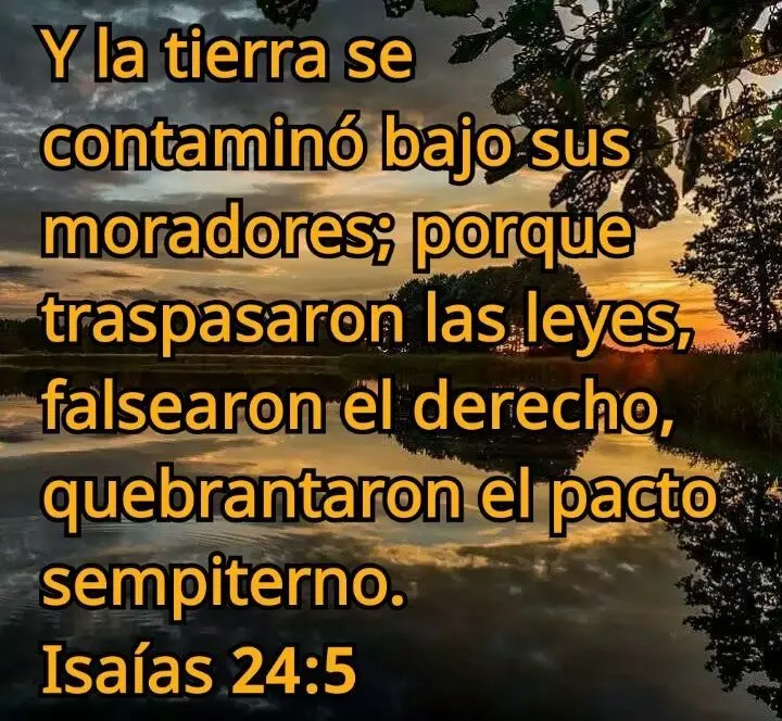 que es el pacto sempiterno en la biblia - Qué quiere decir Isaías 24 5